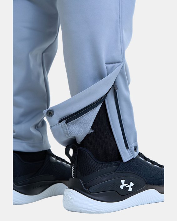 Men's UA Unstoppable Bonded Tapered Pants in Gray image number 5